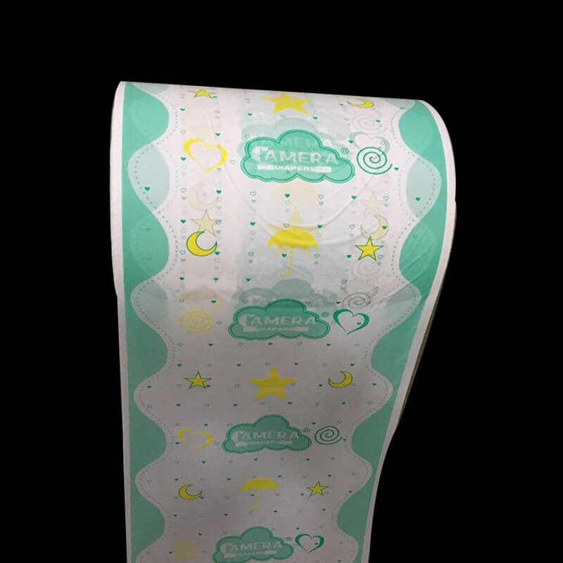 Waterproof Diaper Full Lamination Film | Stretched Diaper Nonwoven Laminated Film | Stretched Diaper PE Film Soft Touch