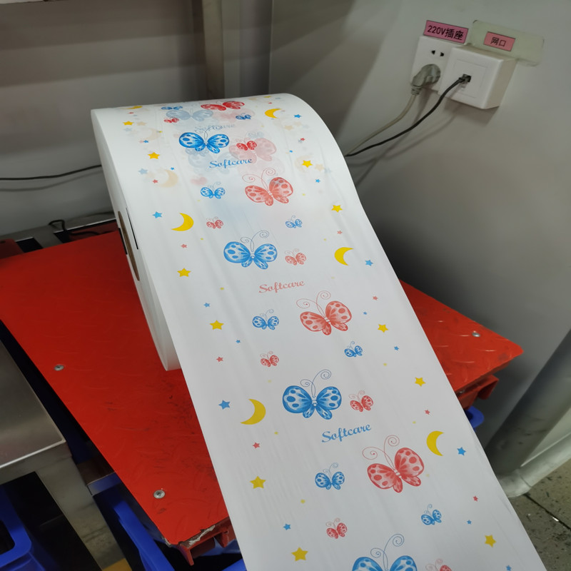 Disposable Diaper Cast Film China | Diaper Nonwoven Laminated Backsheet | Diaper Raw Material PE Film